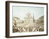 Unvailing of the Monument to Dante in Piazza Santa Croce in Florence, Italy-null-Framed Giclee Print