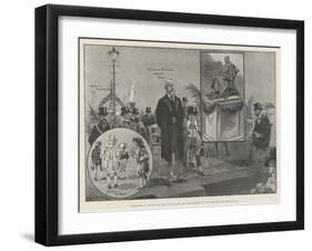 Unveiling a Statue of the Late Duke of Devonshire at Eastbourne on 17 August-Ralph Cleaver-Framed Giclee Print