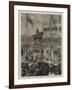 Unveiling a Statue of the Prince of Wales Presented to the City of Bombay by Sir Albert Sassoon-Godefroy Durand-Framed Giclee Print