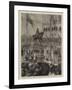 Unveiling a Statue of the Prince of Wales Presented to the City of Bombay by Sir Albert Sassoon-Godefroy Durand-Framed Giclee Print