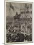 Unveiling a Statue of the Prince of Wales Presented to the City of Bombay by Sir Albert Sassoon-Godefroy Durand-Mounted Giclee Print