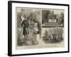 Unveiling the Bust of Fielding at the Shire Hall, Taunton-null-Framed Giclee Print