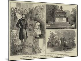 Unveiling the Bust of Fielding at the Shire Hall, Taunton-null-Mounted Giclee Print