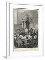 Unveiling the Lowell Memorial Window in the Chapter House of Westminster Abbey-Thomas Walter Wilson-Framed Giclee Print