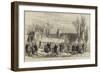 Unveiling the Memorial Tablet of Keats in the English Cemetery at Rome-null-Framed Giclee Print