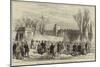 Unveiling the Memorial Tablet of Keats in the English Cemetery at Rome-null-Mounted Giclee Print