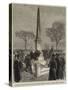 Unveiling the Monument of the Late Sir Richard Mayne at Kensal-Green Cemetery-null-Stretched Canvas