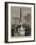 Unveiling the Monument of the Late Sir Richard Mayne at Kensal-Green Cemetery-null-Framed Giclee Print