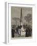 Unveiling the Monument of the Late Sir Richard Mayne at Kensal-Green Cemetery-null-Framed Giclee Print