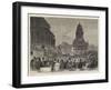 Unveiling the Monument to Schiller at Berlin-null-Framed Giclee Print