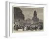 Unveiling the Monument to Schiller at Berlin-null-Framed Giclee Print