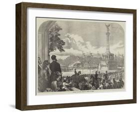 Unveiling the Sedan Column of Victory at Berlin-null-Framed Giclee Print