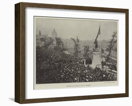 Unveiling the Statue of Burns at Aberdeen-null-Framed Giclee Print