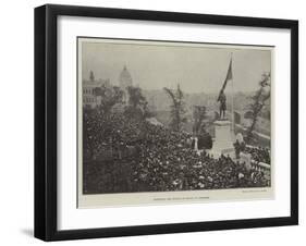 Unveiling the Statue of Burns at Aberdeen-null-Framed Giclee Print