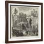 Unveiling the Statue of Daniel Manin at Venice-Charles Robinson-Framed Giclee Print