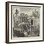 Unveiling the Statue of Daniel Manin at Venice-Charles Robinson-Framed Giclee Print