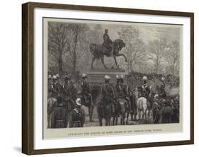 Unveiling the Statue of Lord Gough in the Phoenix Park, Dublin-null-Framed Giclee Print