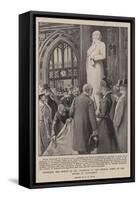 Unveiling the Statue of Mr Gladstone in the Central Lobby of the Houses of Parliament-Alexander Stuart Boyd-Framed Stretched Canvas