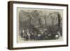 Unveiling the Statue of Sir Walter Scott in Central Park, New York-null-Framed Giclee Print