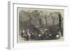 Unveiling the Statue of Sir Walter Scott in Central Park, New York-null-Framed Giclee Print