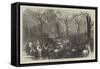 Unveiling the Statue of Sir Walter Scott in Central Park, New York-null-Framed Stretched Canvas