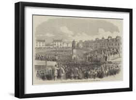 Unveiling the Statue of the Late Lord Eglinton at Ayr-null-Framed Giclee Print