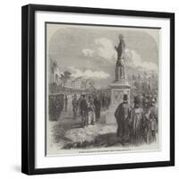 Unveiling the Statue of the Late Prince Consort at Hull-null-Framed Giclee Print