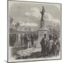 Unveiling the Statue of the Late Prince Consort at Hull-null-Mounted Giclee Print