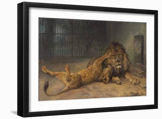 Unwanted Affection (Oil on Canvas)-Paul Friedrich Meyerheim-Framed Giclee Print