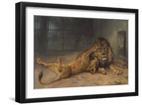 Unwanted Affection (Oil on Canvas)-Paul Friedrich Meyerheim-Framed Giclee Print