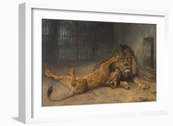 Unwanted Affection (Oil on Canvas)-Paul Friedrich Meyerheim-Framed Giclee Print