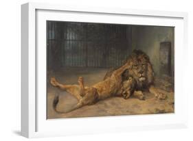 Unwanted Affection (Oil on Canvas)-Paul Friedrich Meyerheim-Framed Giclee Print