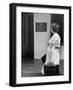 Unwed Mother, 18, Arriving at Salvation Army Maternity Home to Have Her Baby-Ed Clark-Framed Photographic Print