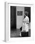 Unwed Mother, 18, Arriving at Salvation Army Maternity Home to Have Her Baby-Ed Clark-Framed Photographic Print