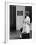 Unwed Mother, 18, Arriving at Salvation Army Maternity Home to Have Her Baby-Ed Clark-Framed Photographic Print