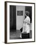 Unwed Mother, 18, Arriving at Salvation Army Maternity Home to Have Her Baby-Ed Clark-Framed Photographic Print