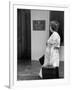 Unwed Mother, 18, Arriving at Salvation Army Maternity Home to Have Her Baby-Ed Clark-Framed Photographic Print