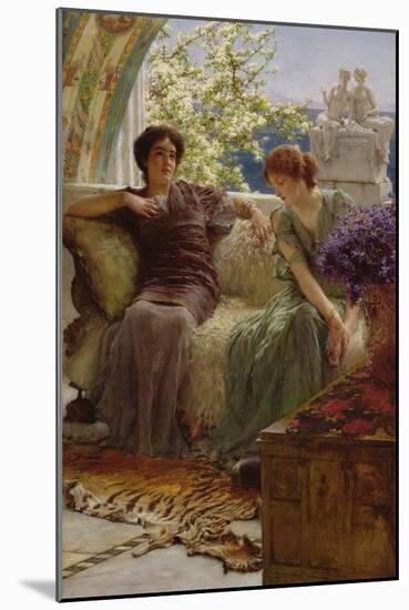 Unwelcome Confidence, 1895-Sir Lawrence Alma-Tadema-Mounted Giclee Print