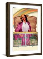 Unwelcome Rainbow-Bradley Bradley-Framed Art Print