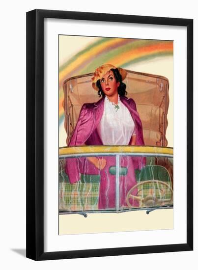 Unwelcome Rainbow-Bradley Bradley-Framed Art Print