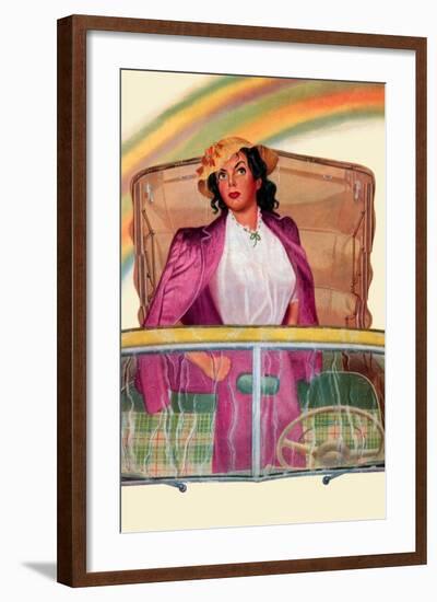 Unwelcome Rainbow-Bradley Bradley-Framed Art Print