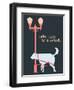 Unwind - Dark Version-Dog is Good-Framed Art Print