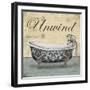 Unwind Tub-Todd Williams-Framed Art Print