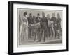 Unwrapping Ancient Egyptian Mummies in the Boulak Museum at Cairo-Richard Caton Woodville II-Framed Giclee Print