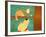 Up A Tree Orange Cat Yell-Stephen Huneck-Framed Giclee Print