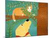 Up A Tree Orange Cat Yell-Stephen Huneck-Mounted Giclee Print