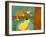Up A Tree  Striped Yellow-Stephen Huneck-Framed Giclee Print