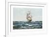 Up Channel - The 'Lahloo'-Montague Dawson-Framed Premium Giclee Print