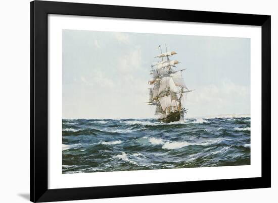 Up Channel - The 'Lahloo'-Montague Dawson-Framed Premium Giclee Print