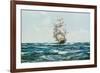 Up Channel, the Lahloo-Montague Dawson-Framed Premium Giclee Print